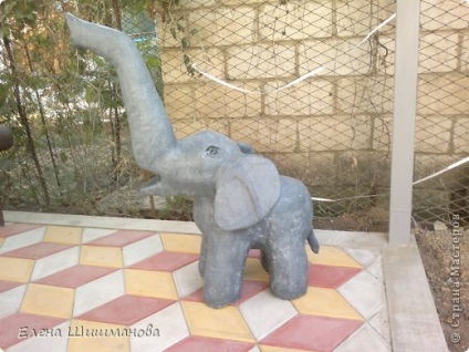 mâini grădină - Figurina elefant din spumă (figura) mâini grădină figurină - elefant de spumă