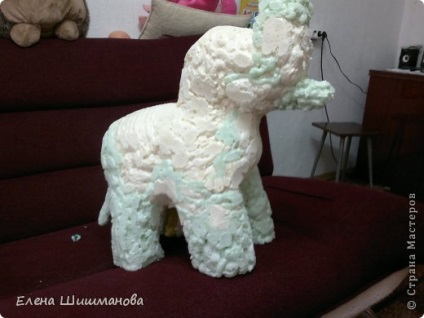 mâini grădină - Figurina elefant de spumă (spumă) mâini grădină figurină - elefant de spumă