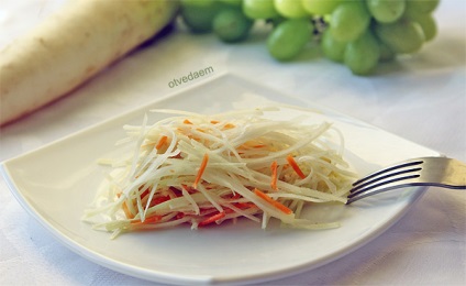 Salatele daikon 6 cele mai bune rețete (salată rețetă de daikon) Salate Daikon 6 cele mai bune rețete