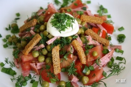 Salate cu Kirieshki - Retete cu fotografii (salate) Salate cu Kirieshki - rețete cu fotografii