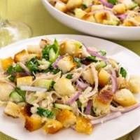 Salata cu crutoane - (mai mult de 104 rețete), cu fotografii de pe (biscuiti) Salata cu crutoane - (mai mult de 104 rețete), cu fotografii de pe