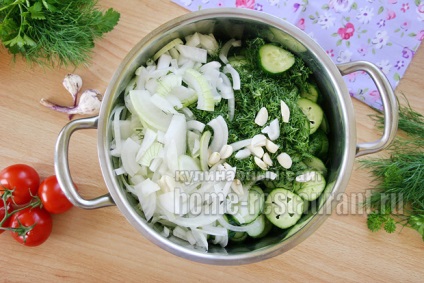 salata de castraveti cu ceapa pentru iarna „Gulliver“ (Gulliver) salata de castraveti cu ceapa pentru iarnă „Gulliver“