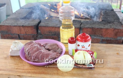 Frigarui de elani - gătit pentru bărbați (cum să gătească frigaruile de elani) Frigarui de elani - gătit pentru bărbați