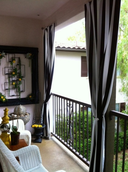 Perdelele de pe balcon, care este mai bine pentru a alege o casa de vis (ce) Perdelele de pe balcon pentru a alege mai bine acasă de vis