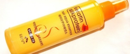 fixativ cu keratină și în special utilizarea (spray) Spray pentru păr cu caracteristici de cheratină și utilizare