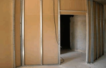 Puneți ușa în gips carton în sine, instalarea de alunecare (ei înșiși) Puneți ușa în gips carton în sine, instalarea de alunecare