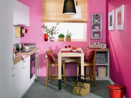pereții de bucătărie (pereții bucătăriei Decorarea repararea pereților) Peretii din bucatarie