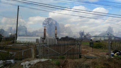 incendiu teribil în Orlova (foc) Un incendiu teribil în Orlov