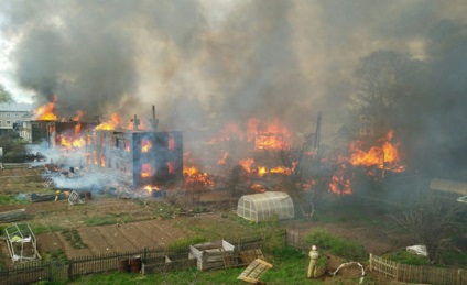 incendiu teribil în Orlova (Eagles) Un incendiu teribil în Orlov