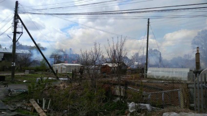 incendiu teribil în Orlova (Orlov) Un incendiu teribil în Orlov