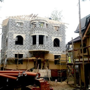 Construirea unei case de saypstroy beton celular (construcția unei case de beton celular) Construirea unei case de beton celular saypstroy