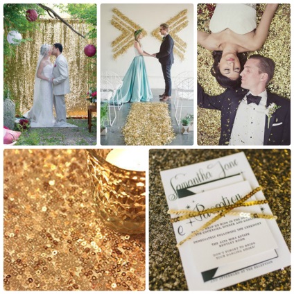 decor nunta de culoare aur și foto (înregistrare) decor nunta de culoare aur și foto