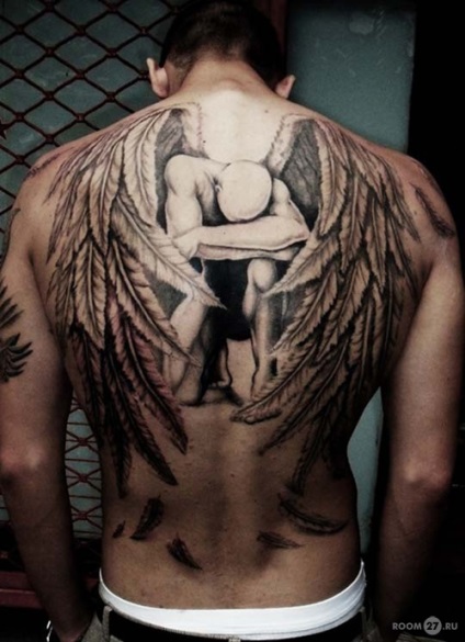 Tatuaj înger (Featured Bărbat) înger tatuaj