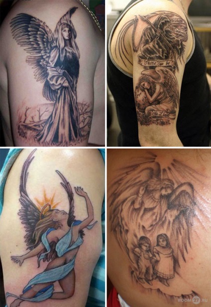 Tatuaje înger (înger aplicat de multe ori) înger tatuaj