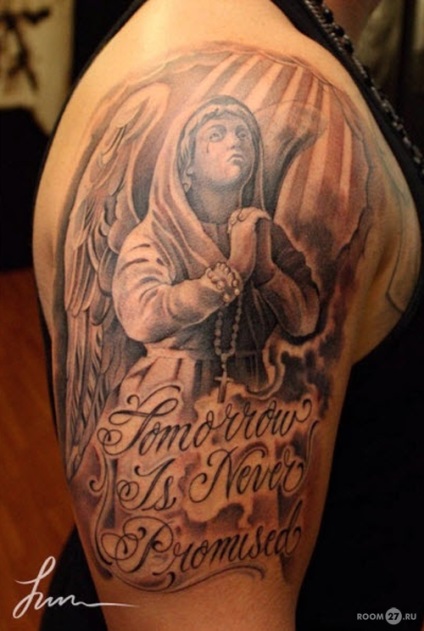Tatuaje înger (înger aplicat de multe ori) înger tatuaj