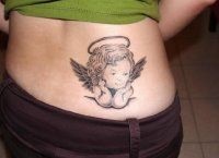 Înger tatuaj sensul simbolismul, opțiunile din fotografie (opțiuni) Înger tatuaj sensul simbolismul, opțiunile din fotografie