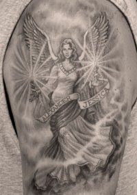Înger tatuaj sensul opțiuni Simbolism pe fotografie (îngerul) Înger tatuaj sensul simbolismul, opțiunile din fotografie
