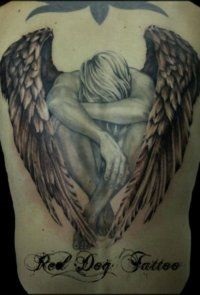 Înger tatuaj sensul simbolismul, opțiunile din fotografie (valoarea înger tatuaj) Înger tatuaj sensul simbolismul, opțiunile din fotografie