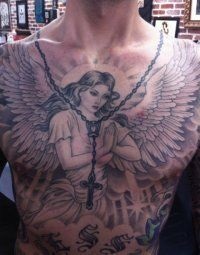 Înger tatuaj sensul opțiuni Simbolism pe fotografie (îngerul) Înger tatuaj sensul simbolismul, opțiunile din fotografie