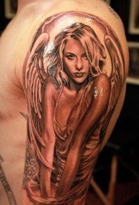 Înger tatuaj sensul simbolismul, opțiunile din fotografie (înger tatuaje) Înger tatuaj sensul simbolismul, opțiunile din fotografie