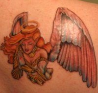 Înger tatuaj sensul simbolismul, opțiunile din fotografie (tatuaj) Înger tatuaj sensul simbolismul, opțiunile din fotografie