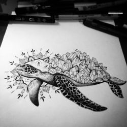 Tatuaj broască țestoasă tatuaj semnificație, fotografii, schițe (Turtle) Tatuaj broască țestoasă tatuaj semnificație, fotografii, schițe