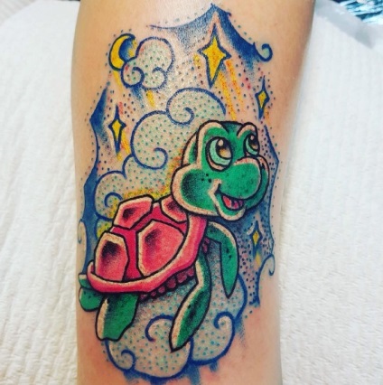 Tatuaj broască țestoasă tatuaj semnificație, fotografii, schițe (tatuaj) Tatuaj broască țestoasă tatuaj semnificație, fotografii, schițe