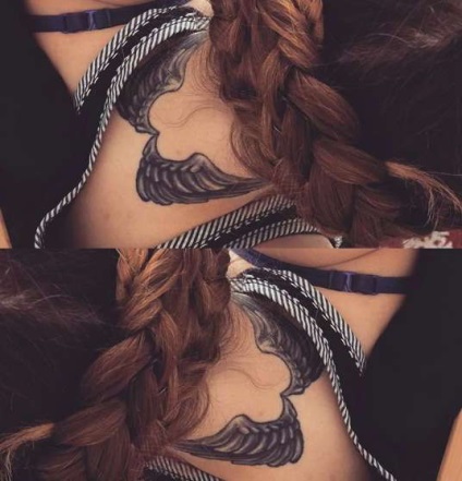 Aripi de Tatuaje valoare tatuaj, 34 de fotografii, desene (aripi) Aripi de tatuaje de valoare tatuaj, 34 fotografii, schițe