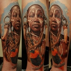 Tatuaje în stilul realismului, schițe și fotografii tatuaj (stil) Tatuaje în stilul de realism, desene sau modele tatuaj și fotografii