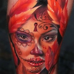 Tatuaje în stilul realismului, schițe și fotografii tatuaj (stil) Tatuaje în stilul de realism, desene sau modele tatuaj și fotografii