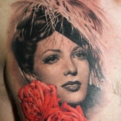 Tatuaje în stilul realismului, schițe și fotografii tatuaj (stil) Tatuaje în stilul de realism, desene sau modele tatuaj și fotografii