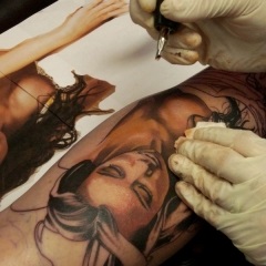 Tatuaje în stilul realismului, schițe și fotografii tatuaj (realism) Tatuaje în stilul de realism, desene sau modele tatuaj și fotografii