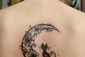 Cat tatuaj pe spate - adică fotografii, schițe (tatuaj) Cat tatuaj pe spate - adică fotografii, schițe