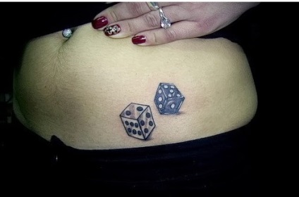 Tatuaj valoare zaruri, fotografii, schițe, urkagany 18 (oase) oase tatuaj adica fotografii, schite, urkagany 18