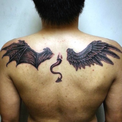 aripi de tatuaje, ceea ce înseamnă fotografii (aripi tatuaj foto) aripi de tatuaje, ceea ce înseamnă fotografia