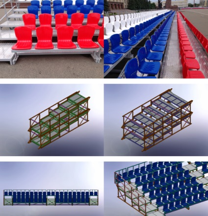 Suporturi, înălbitori telescopice, standuri pentru spectatori, platforme prefabricate, pliabile (telescopic) Tribună, tribune telescopice, spectator standuri, standuri prefabricate, pliabil