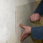 De stabilire a placi ceramice pe podea și pereți în baie (stivuire) De stabilire a placi ceramice pe podea și pereți în baie