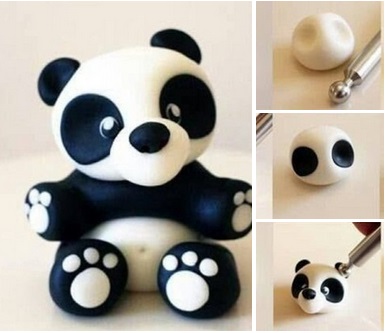 Ornamente si figurine din bezea cu mâinile (cifrele din marshmallow cu mâinile) Ornamente si figurine din bezea cu mâinile
