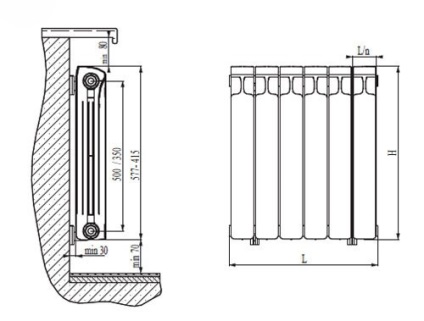 Instalarea sistemelor de încălzire a radiatorului bimetalic cu propriile lor mâini (set) Instalarea sistemelor de încălzire a radiatorului bimetalic cu propriile lor mâini