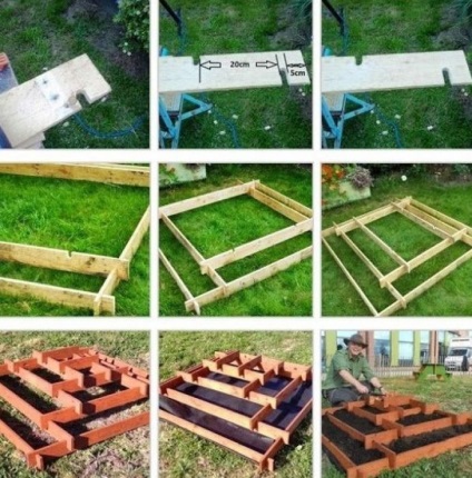 Dispozitivul piramidei pentru căpșuni cu mâinile lor (căpșuni) Dispozitivul piramidei pentru căpșuni, cu mâinile lor