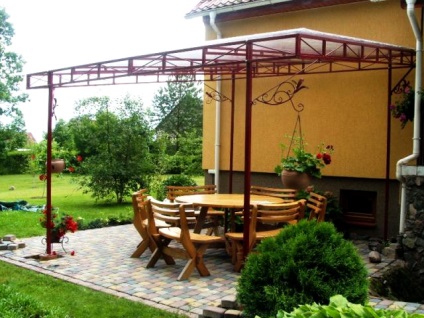 Veranda policarbonat mâini proprii 15 fotografie (policarbonat) Veranda policarbonat mâinile proprii 15 fotografie