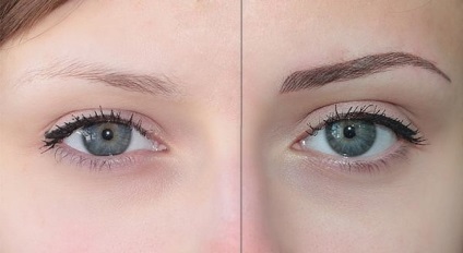 Tipuri de sprâncene tatuaj (tatuaj sprancene foto) Tipuri de sprâncene tatuare