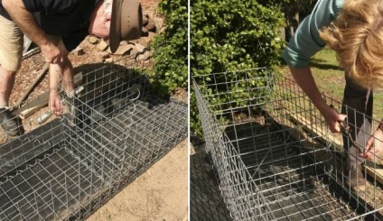 Gabioane gard cu mâinile cum să facă plasă de sârmă și rocă (mâini) Gabioane gard cu mâinile cum să facă un gard din grila si piatra