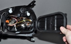 Înlocuirea becului faza scurtă (faza lungă) Înlocuirea lămpii faza scurtă