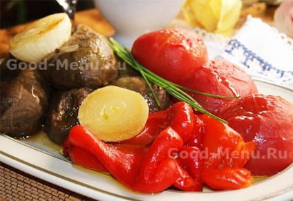 Coaptă într-un cuptor legume - reteta cu pas cu pas fotografii (legume cuptor la cuptor) Coaptă într-un cuptor legume - reteta cu pas cu pas fotografii