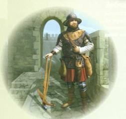 Protecția castelului în Evul Mediu (din cauza parapetul de viteze) Protecția castelului în Evul Mediu