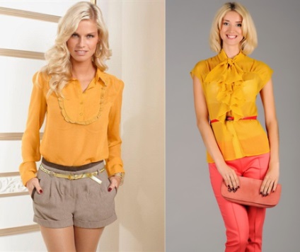 bluze galbene - bluze (pantaloni de culoare strălucitoare) bluză galbenă - bluze