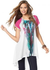 Femeile lungi T-shirt (tricou) Pentru femei lungi T-shirt