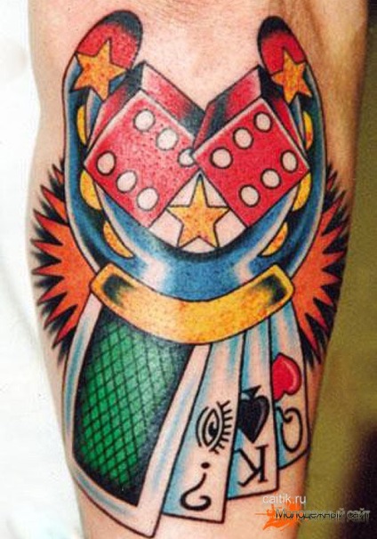 Valoarea tatuaj zaruri - imagini tatuaj (valoare) Valoarea tatuaj zaruri - poze tatuaj