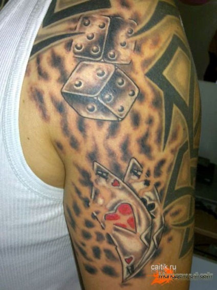 Valoarea tatuaj zaruri - imagini tatuaj (os) Valoarea tatuaj zaruri - poze tatuaj